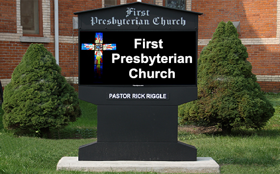 First Presbyterian Church LED Sign in Ilion, NY