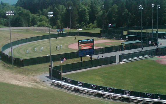 10mm pitch, 1x2 Cabinet LED Sign for Cooperstown All-Star Village, Cooperstown, NY